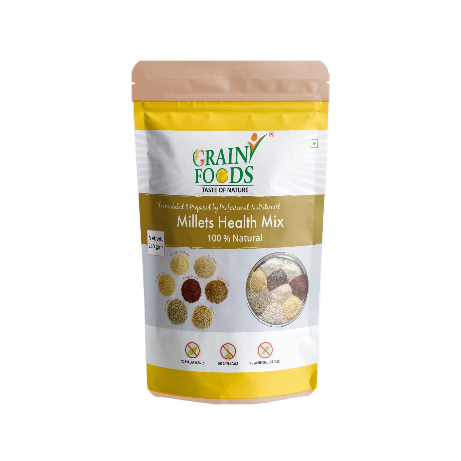 Millets Health Mix 250 Gms front